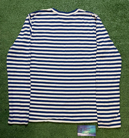 Comme Des Garçon play striped red heart women’s longsleeve