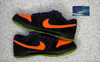 Nike Dunk SB Night of Mischief Halloween 10 Men/11.5 Women “Preowned”