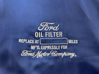 Ford motor company blue satin jacket