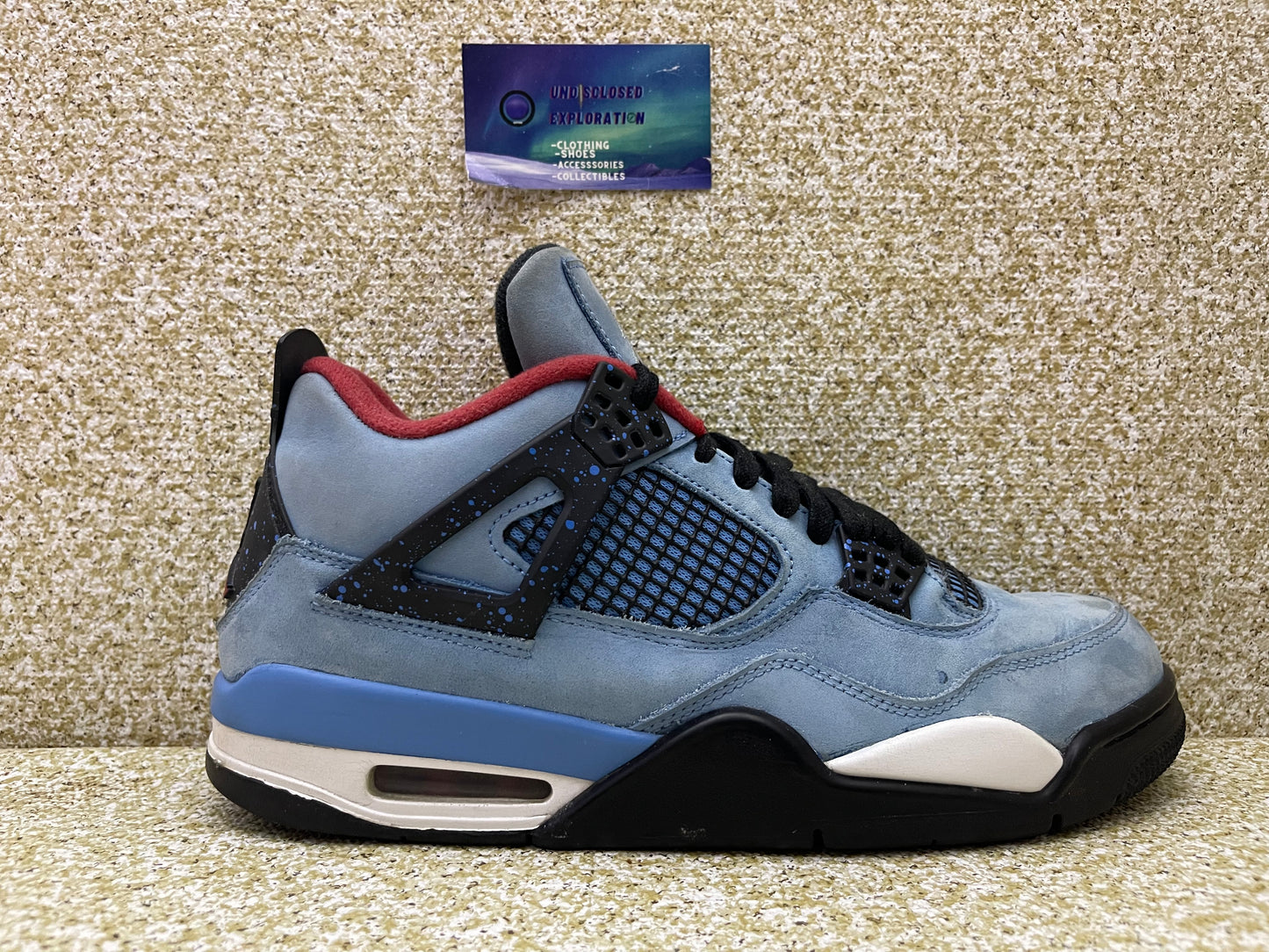 Jordan 4 Travis Scott Cactus Jack 10.5 Men/12 Women “Preowned”