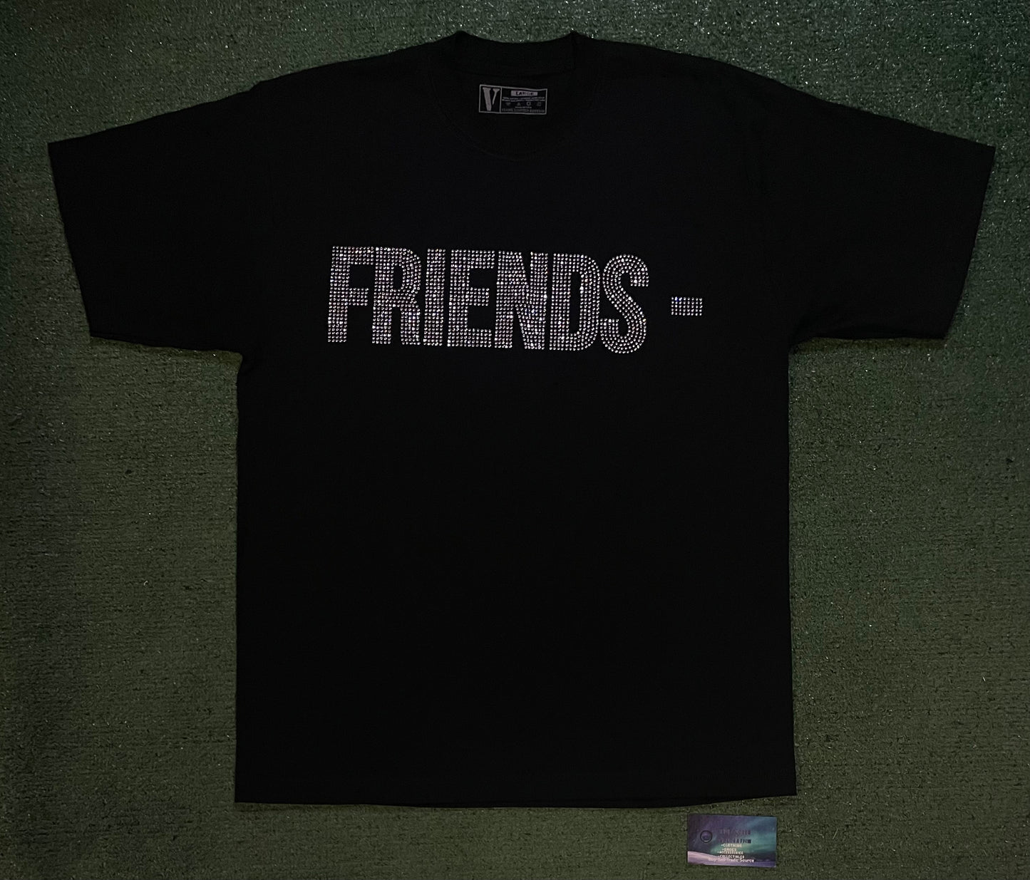Vlone Friends rhinestone tee