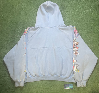 We Are Righteous Risen King Zip Up blue Hoodie