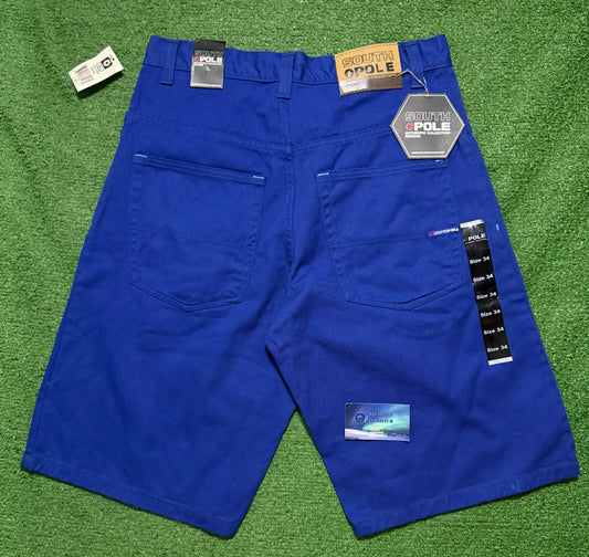 Vintage South Pole Jorts Blue