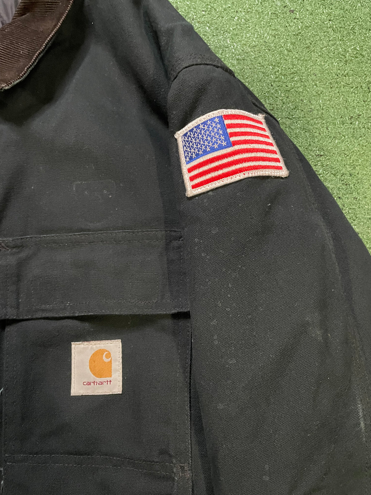 vintage Carhartt C03 Firm Duck Arctic-Lined Traditional Harley Davidson Coat
