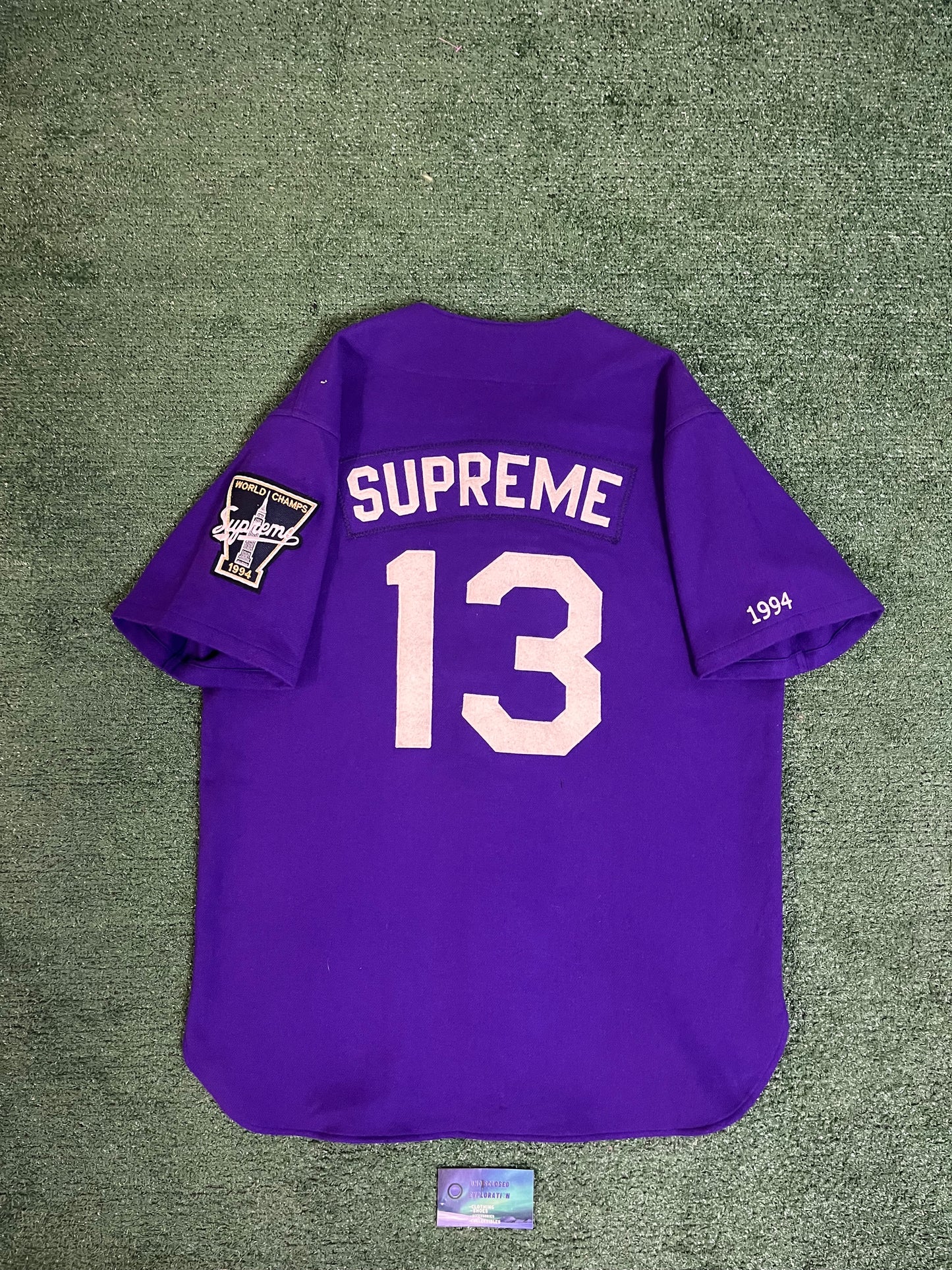 Supreme x Hennessy x Mitchell ness 2006 baseball jersey