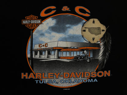 Vintage 1990s Harley Davidson eagle tee