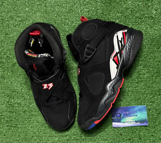 Jordan 8 Playoffs 6.5 Youth/8 Women “Preowned”