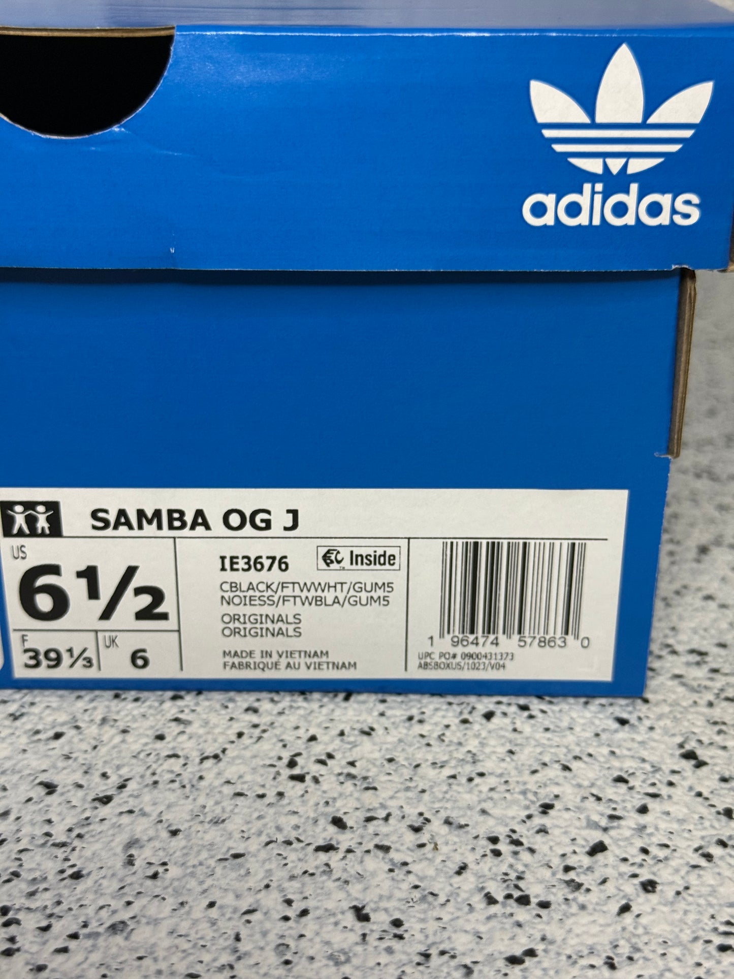 Adidas Samba Black White