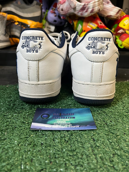 Nike X lil yachty concrete boys Air Force 1 low size 10.5men/12women