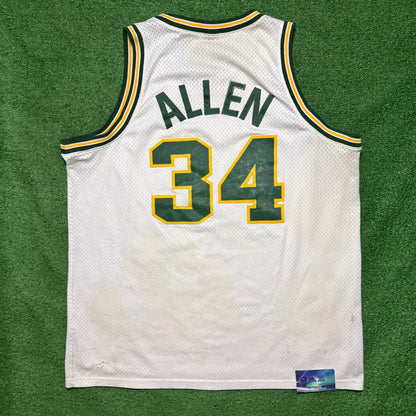 Vintage Nike Ray Allen Seattle SuperSonics Jersey
