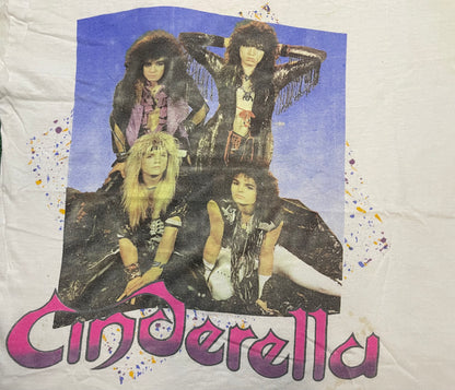 Vintage 1987 Cinderella night songs world tour tee