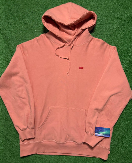 Supreme Small Box Logo Hoodie Dusty Coral