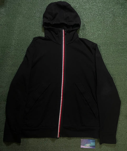 Moncler tricolor zip up hoodie