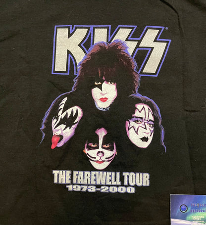 Vintage Kiss 2000 Farewell Tour Shirt Size Youth x-Large