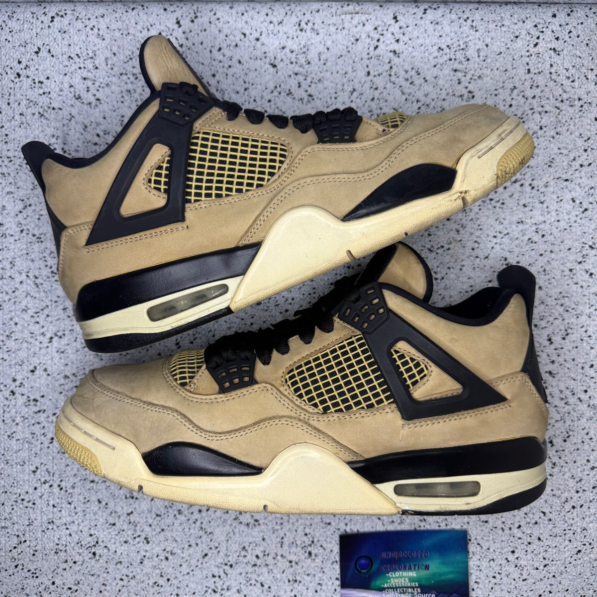 Jordan 4 Fossil Mushroom 10 Men “Preowned”