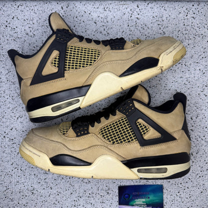 Jordan 4 Fossil Mushroom 10 Men “Preowned”