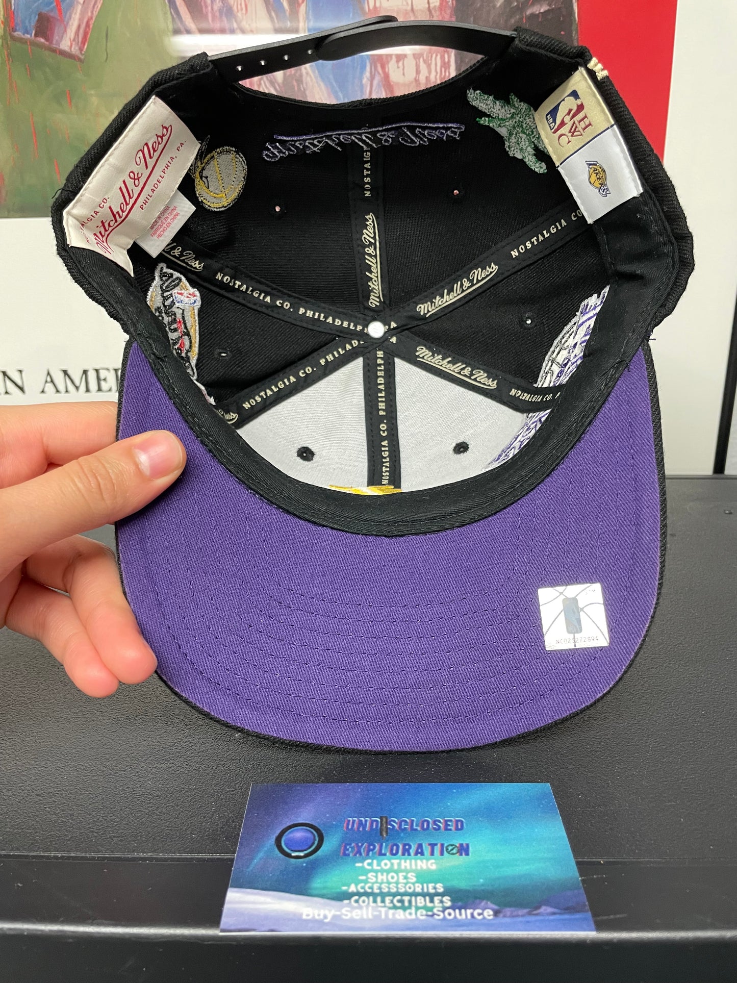 LA Los Angeles lakers patch Mitchell & Ness hat