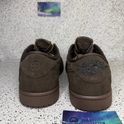 Jordan 1 Low Travis Scott Velvet 9.5 Men/11 Women “Preowned”