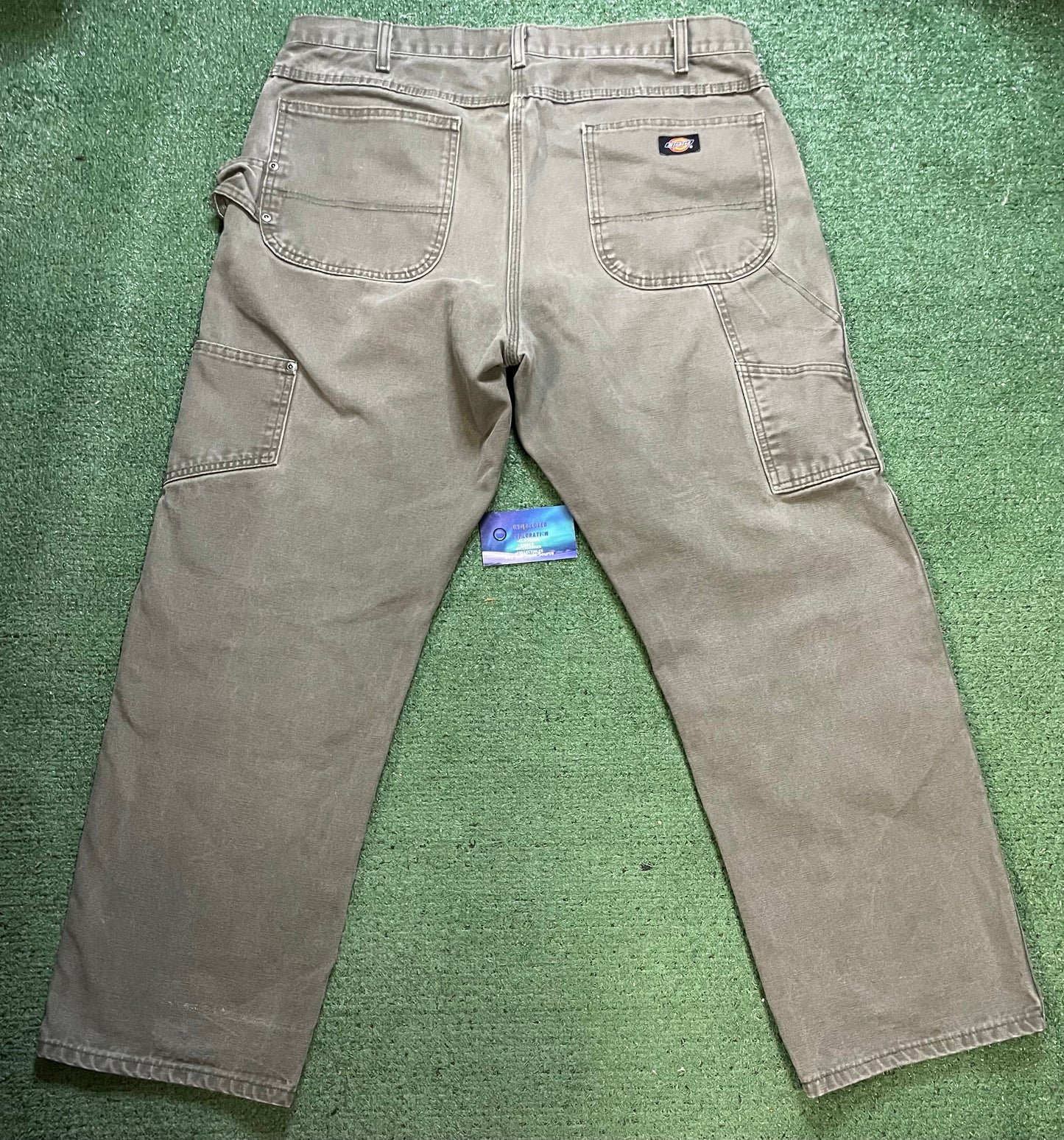 Dickies olive green carpenter jeans