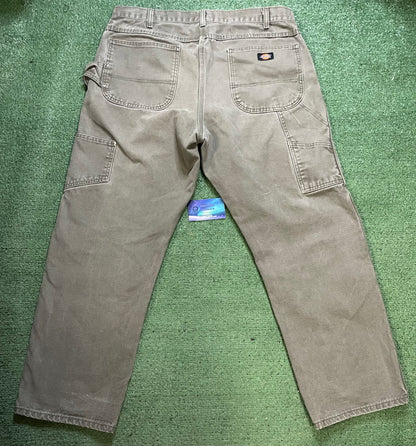 Dickies olive green carpenter jeans