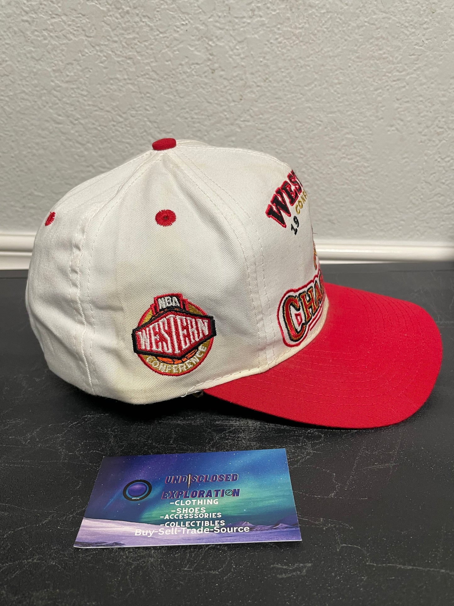 vintage 1996 Seattle SuperSonics NBA Western Conference Champions  hat