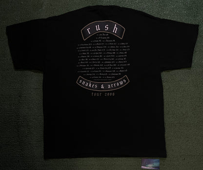 Rush snakes and arrows 2008 tour tee