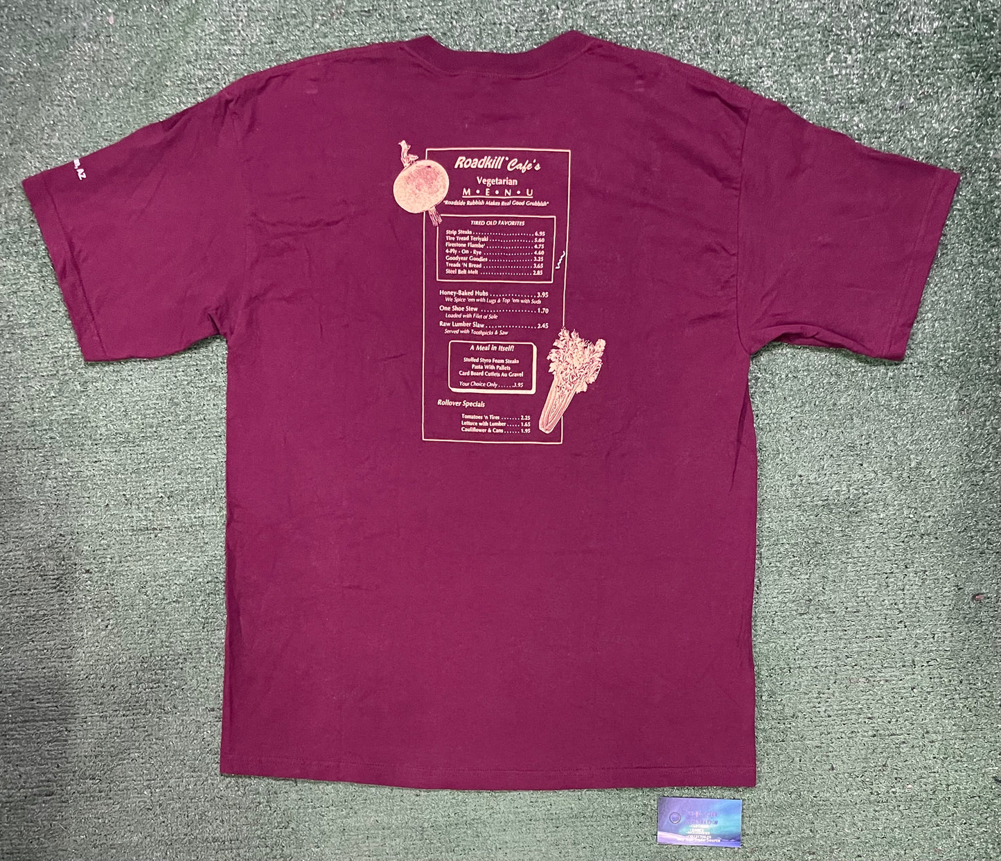 Vintage 1990s Roadkill cafe tee