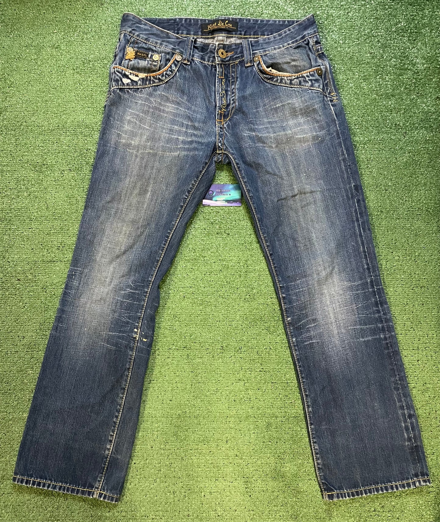 Rivet De Cru embroidered jeans