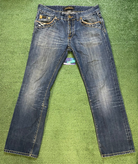 Rivet De Cru embroidered jeans