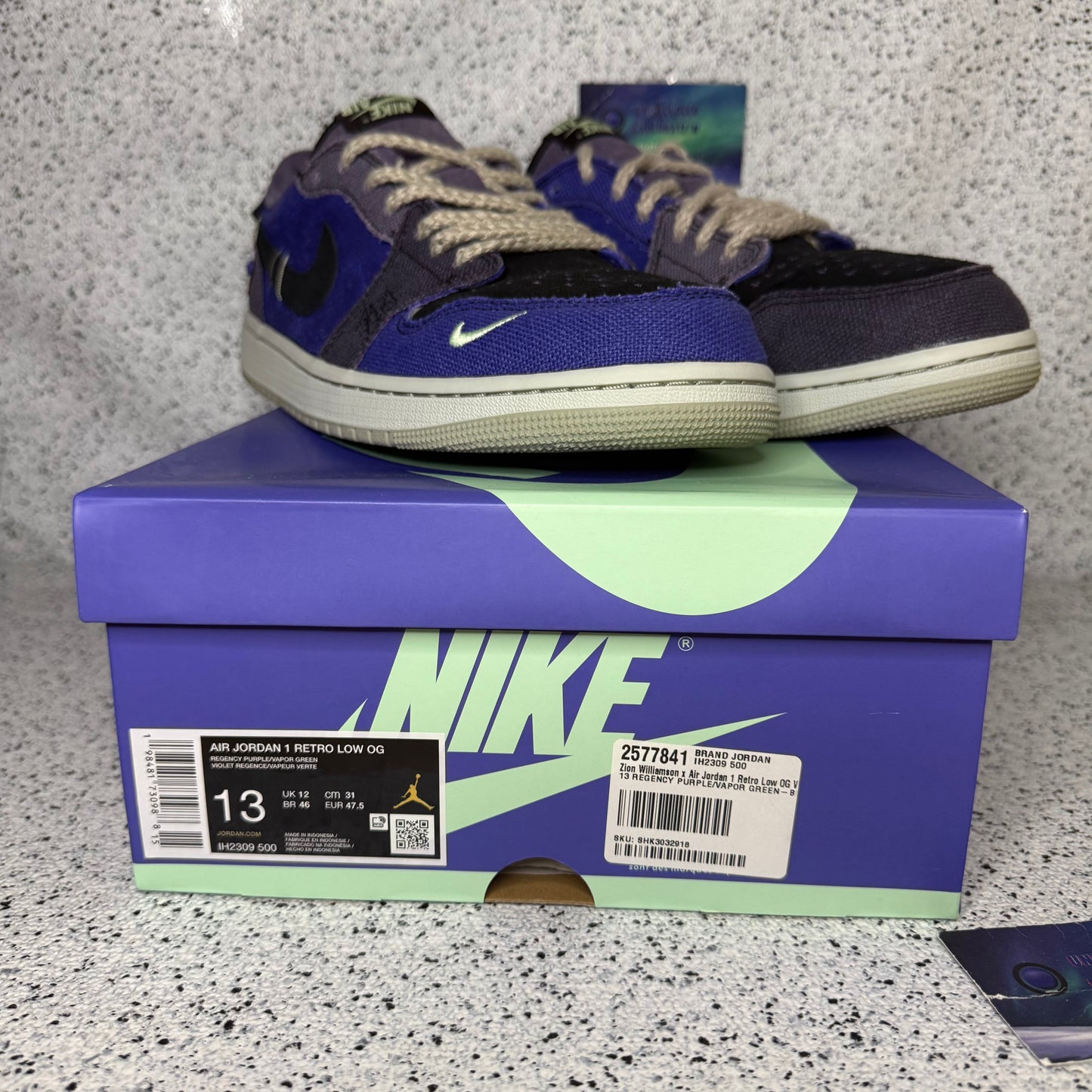 Jordan 1 Low Voodoo Zion Alternate 13 Men “Preowned”