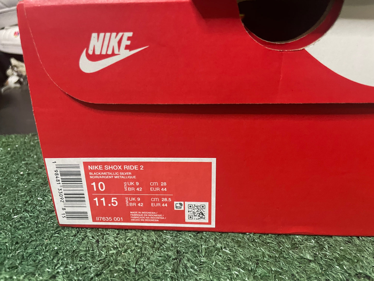 Nike Shox Ride 2 black university metallic silver