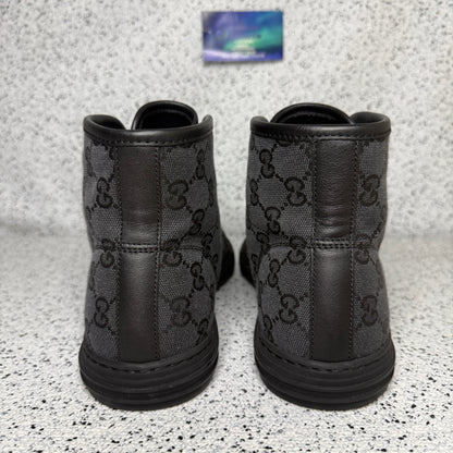 Gucci GG Monogram High Canvas Sneaker 9.5 Men “Preowned”