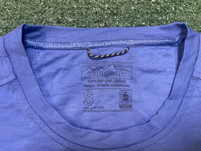 Patagonia capilene blue tee