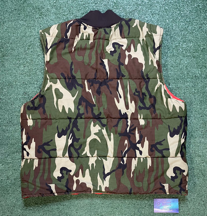 Vintage 1990s camo vest