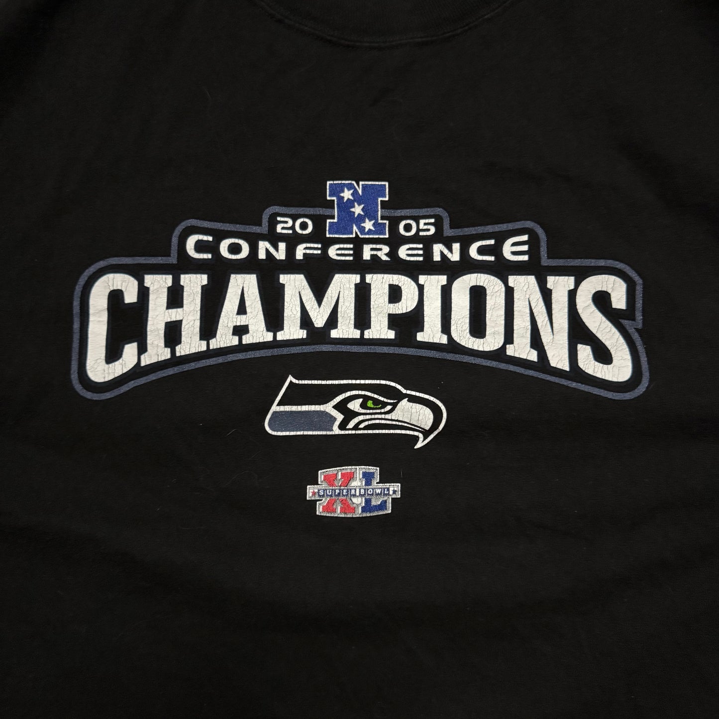 Vintage Seattle Seahawks 2005 Conference Champs Shirt