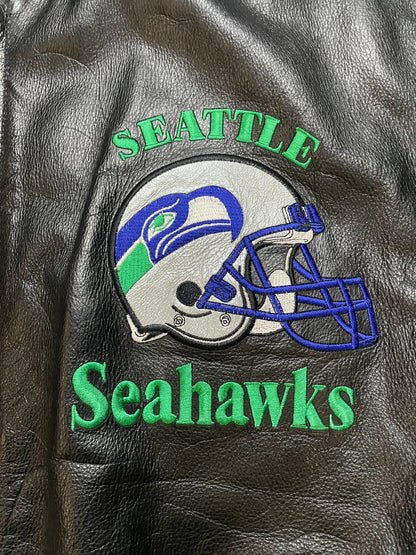 Vintage 1990s Seattle Seahawks leather jacket