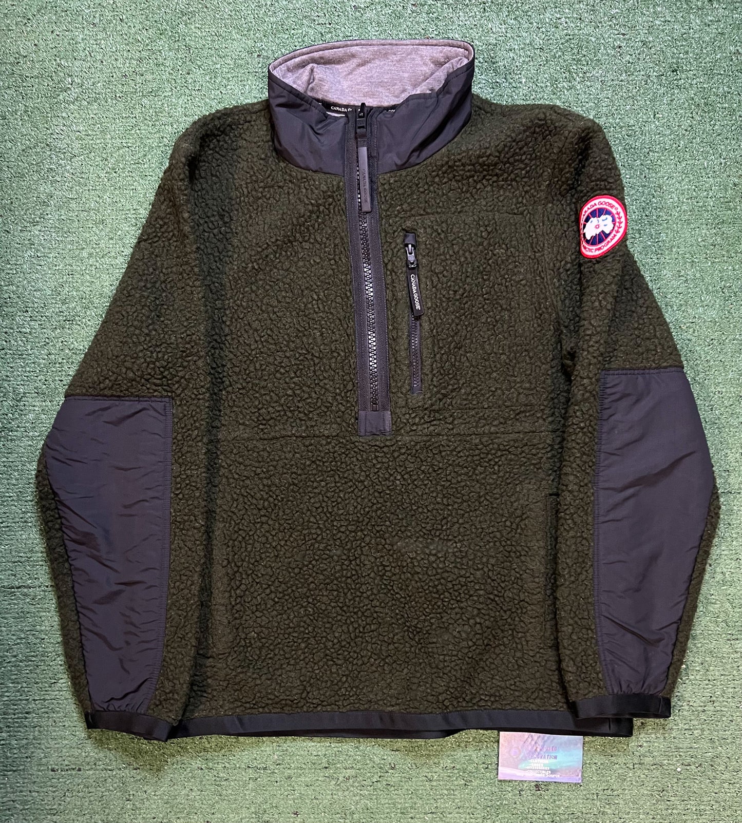 Canada Goose Renfrew Fleece dark green Pullover