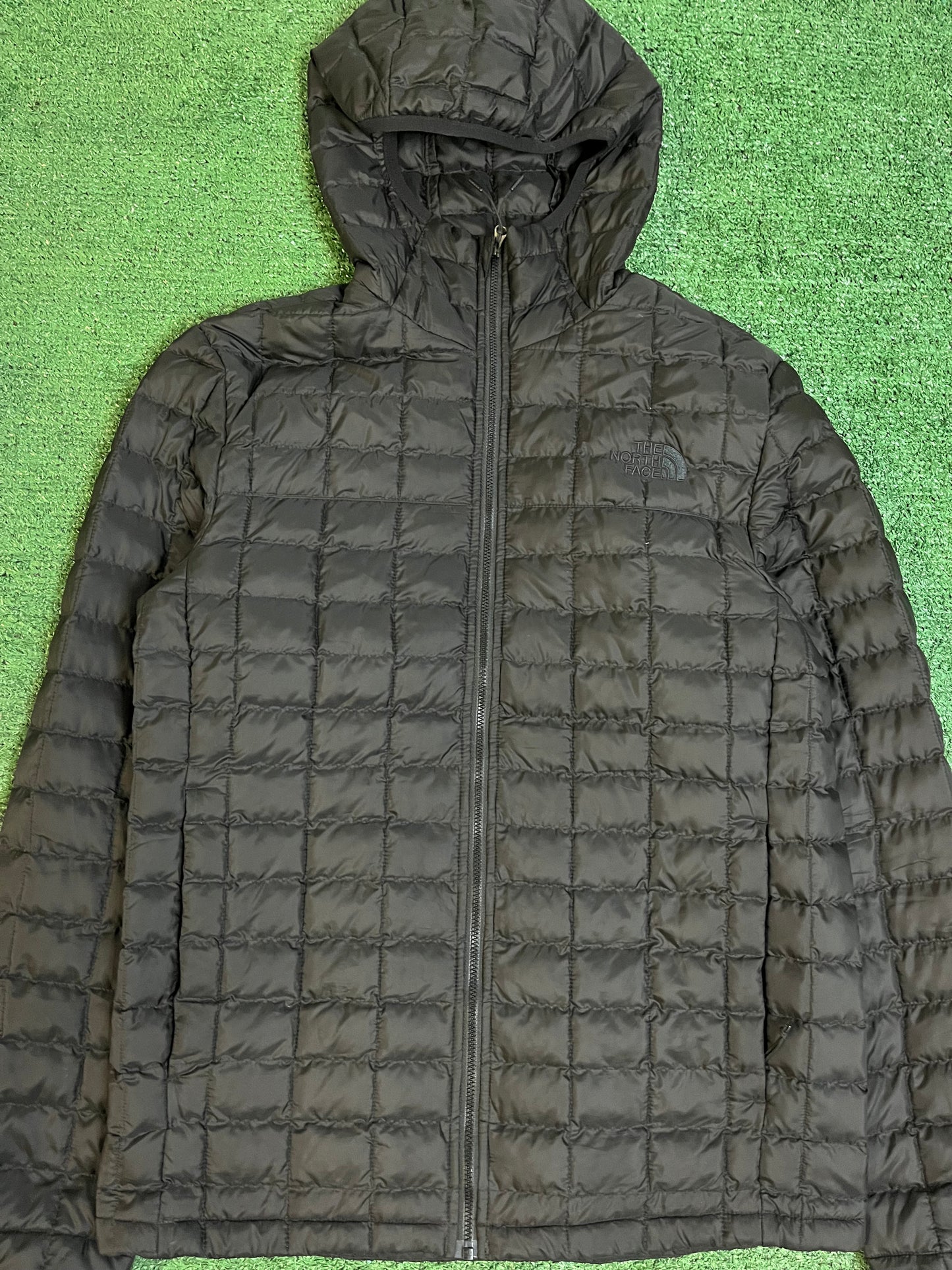 North Face Black thermoball Quilted Puffer Jacket