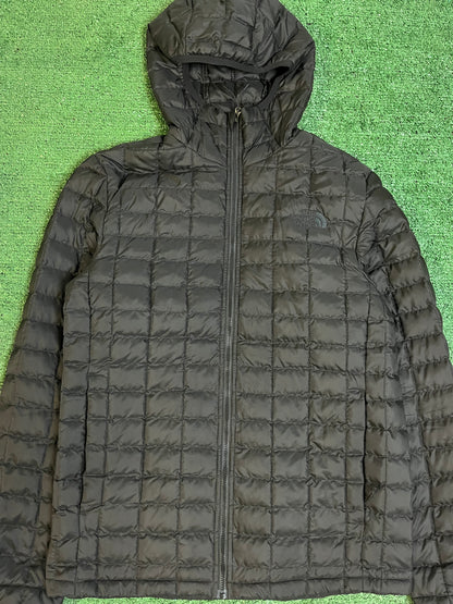 North Face Black thermoball Quilted Puffer Jacket