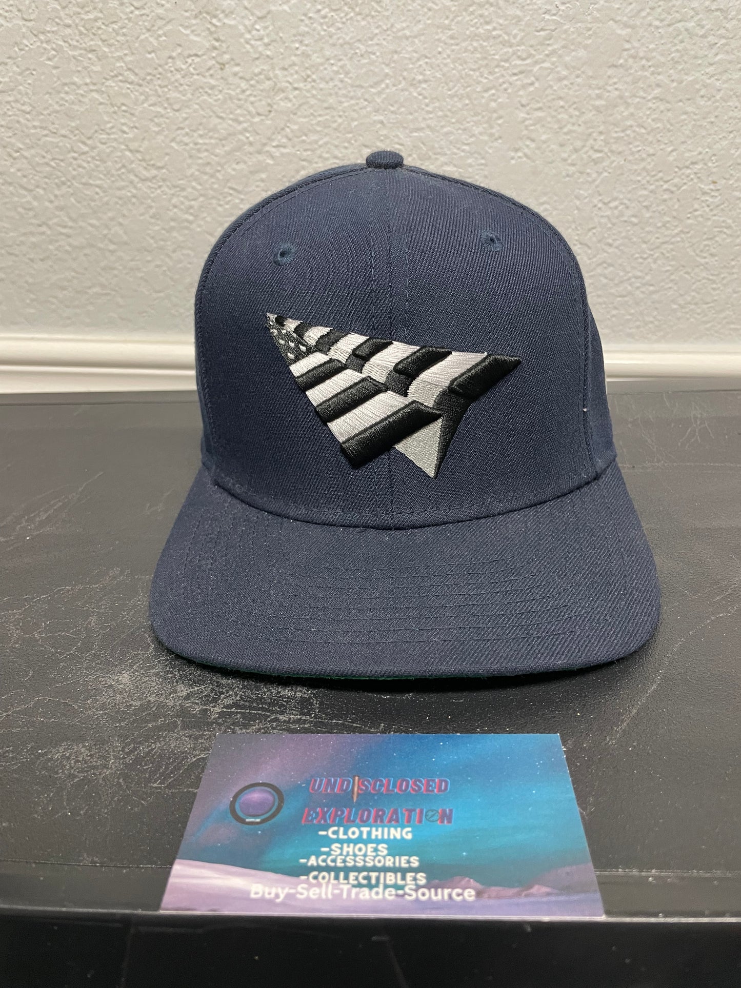 Navy paper planes hat