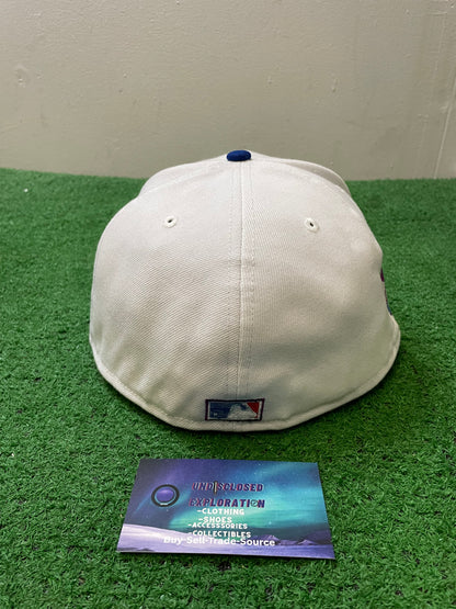 Seattle Mariners white and red 20th anniversary new era fitted hat