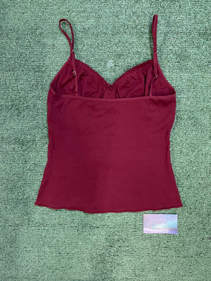 Brandy Melville/John Galt burgundy tank top