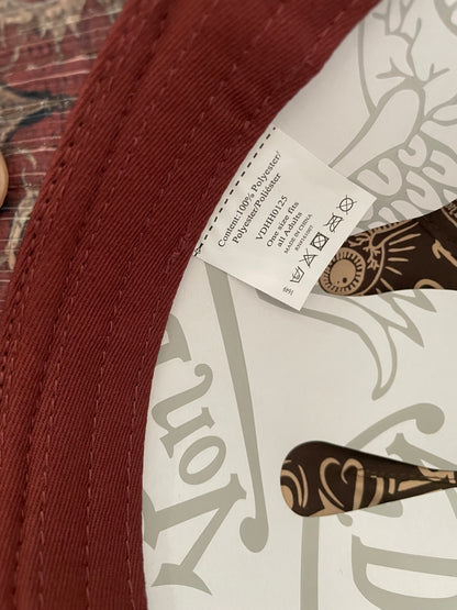 Von Dutch tapestry burgundy hat