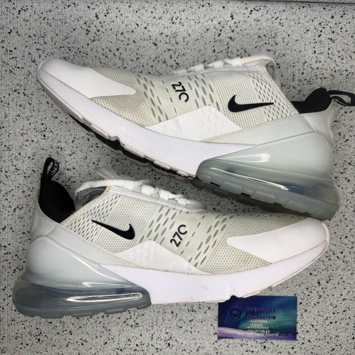 Nike Air Max 270 White 10 Men “Preowned”
