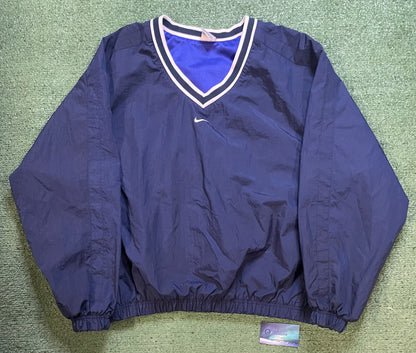 Vintage 1990s Nike navy center swoosh pullover crewneck