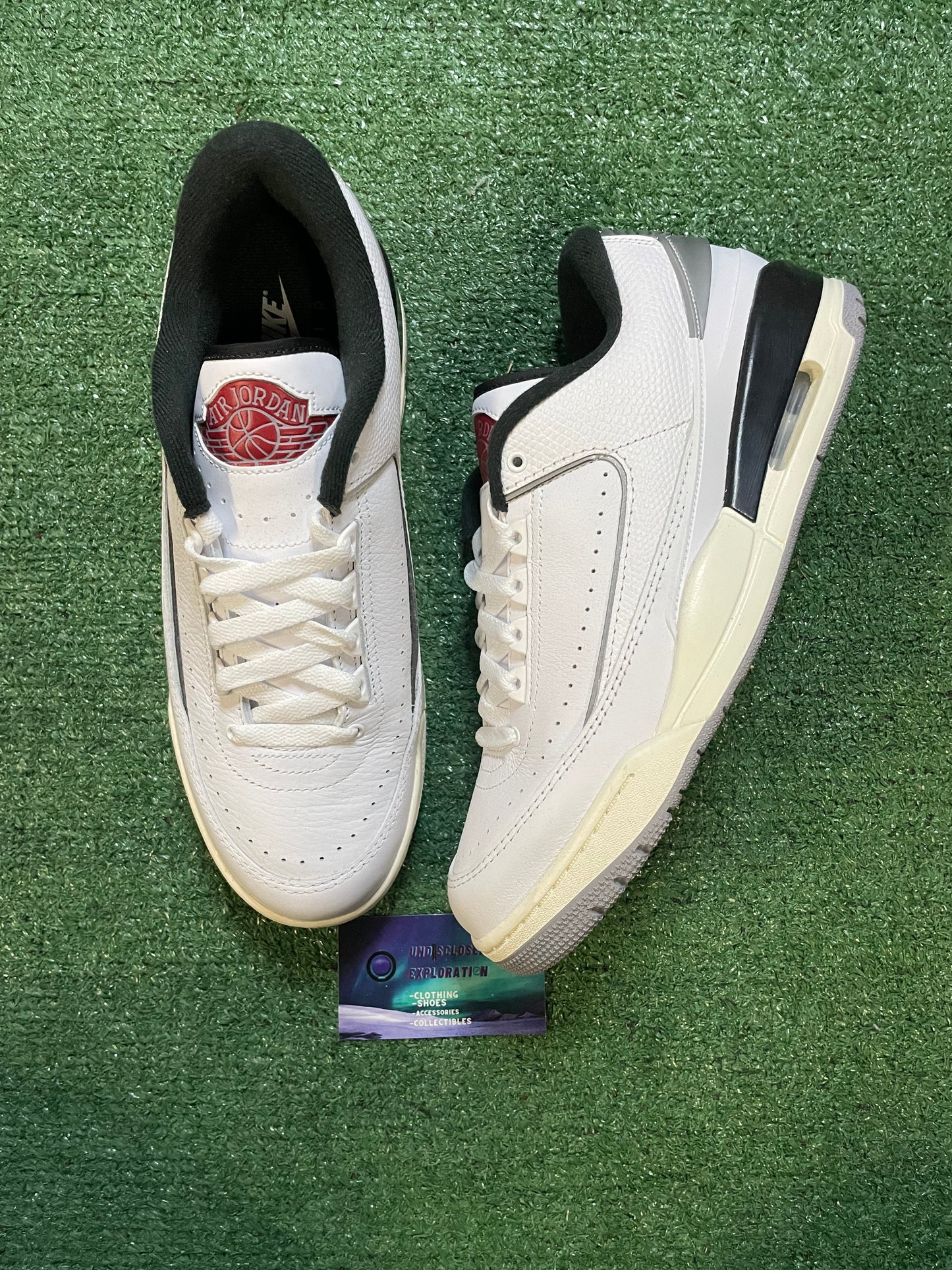 Air Jordan 2/3 white black silver