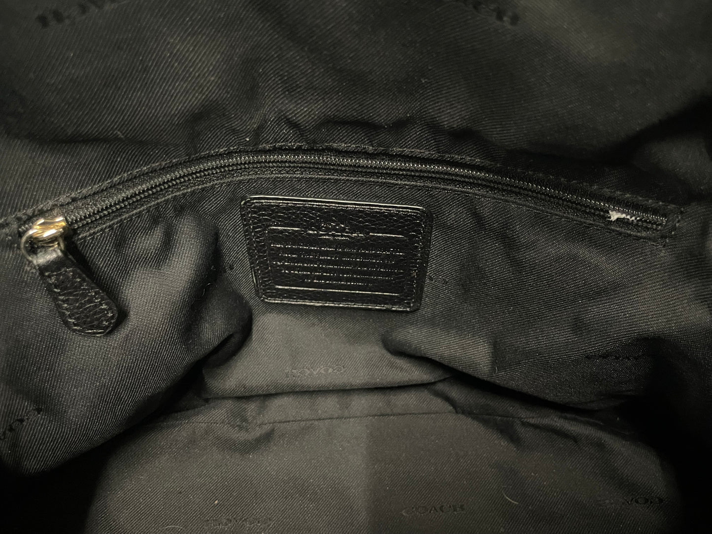 Coach black leather prairie satchel bag