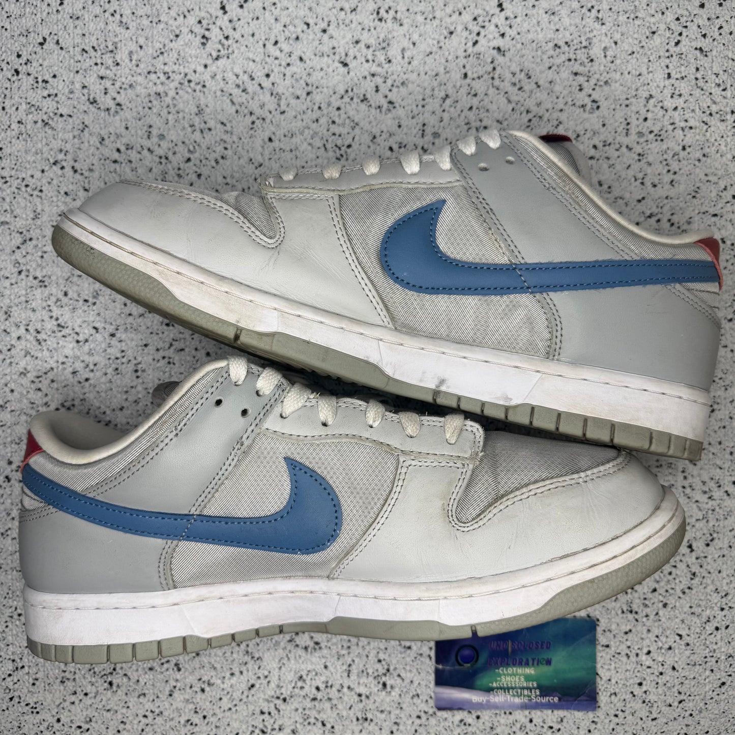 Nike Dunk Low Silver Surfer 11.5 Men “Preowned”