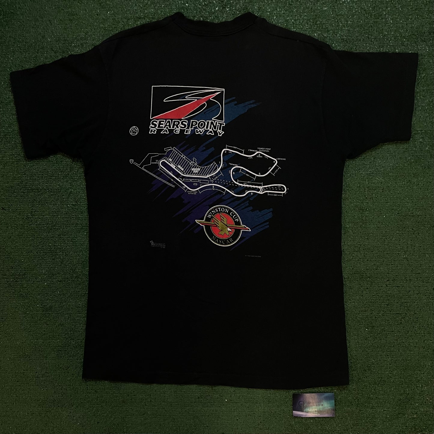 Vintage 1990s Sears Point Raceway nascar Winston cup tee