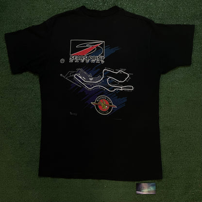 Vintage 1990s Sears Point Raceway nascar Winston cup tee